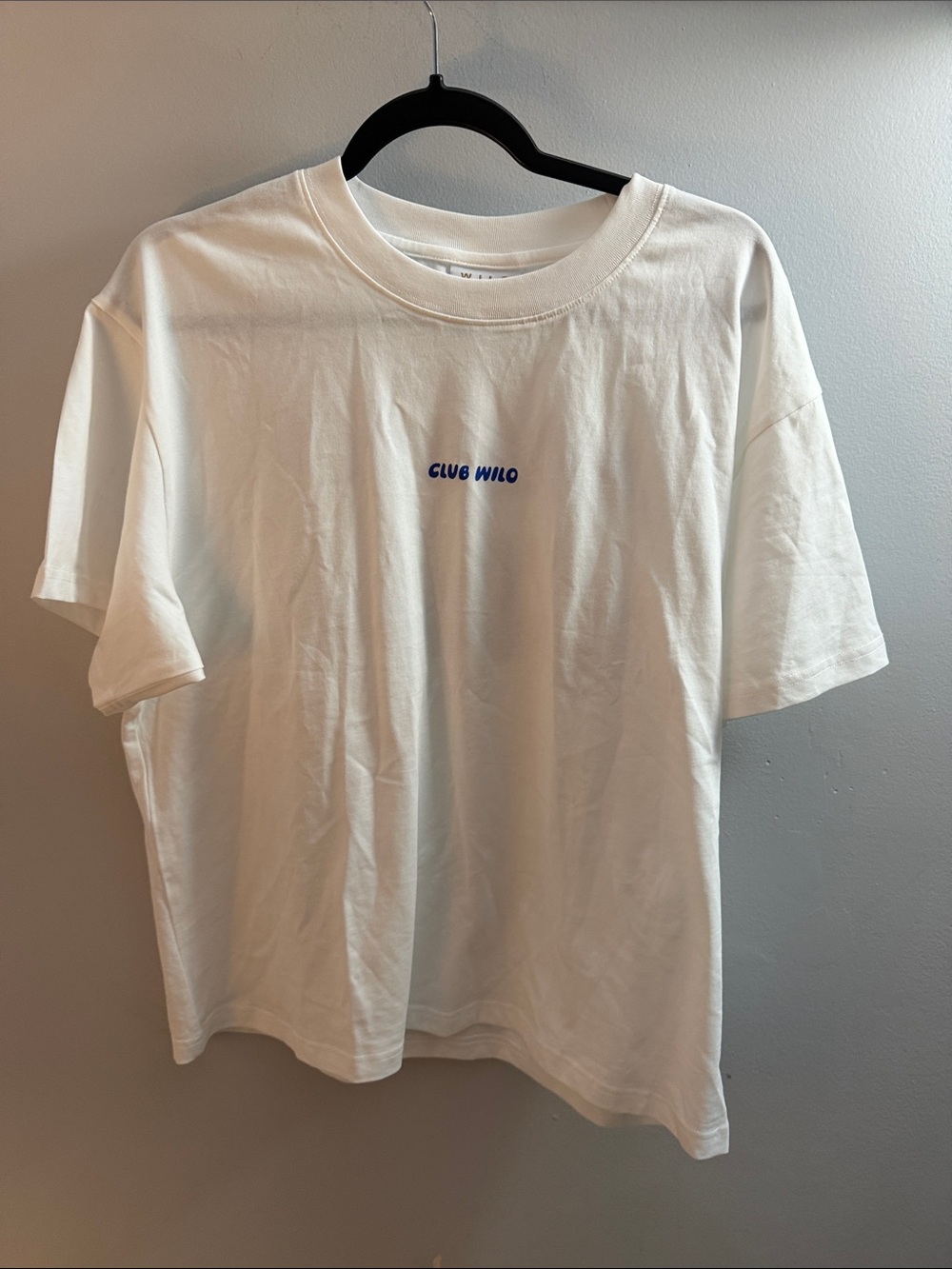 Club Wilo White Short-Sleeve Logo Tee